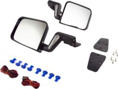 SET Oglinzi NEGRE cu Incalzire pt.  87-06 Jeep Wrangler YJ, TJ & Unlimited