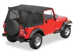 Bestop Supertop NEGRU sau SPICE cu geamuri Fumurii pt. 76-95 Jeep CJ-7 si Wrangler YJ