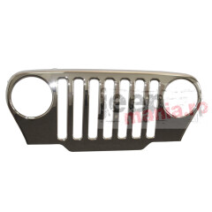 Chrome Grille Overlay, 97-06 Jeep Wrangler