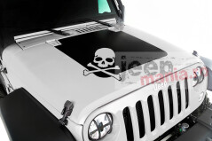 Autocolant Capota, Skull, 07-18 Jeep Wrangler
