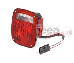 Rt Hand Tail Light w/ Blk Housing 1987-1990 Wrangl