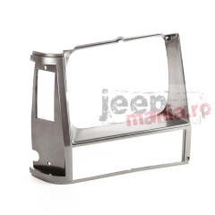 RH Gray Headlight Bezel, 84-01 Jeep Cherokee XJ