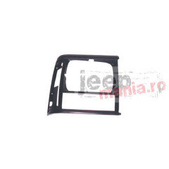 Left Black Headlight Bezel, 91-96 Jeep Cherokee XJ