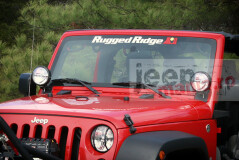 Decal WH Rugged Ridge Windshield Banner 30X3