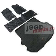 Floor Lnr Kit, Black, F/R/C, 99-04 Grand Cherokee