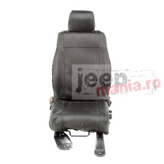 Ballistic Seat Cover Set, Front, Black; 11-17 JK