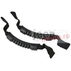 Front Headrest Grab Handles, Black, 07-20 Wrangler JK/JL/JT