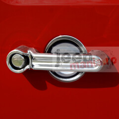 Door Handle Cover&Recess Guard Kit Chrome 07-18 JK & JKU