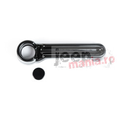 Door Handle Cover, Black, Paintable; 07-17 JK