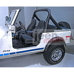 High-Back Frt Seat Non-Recline Blk Denim 76-02 CJ&