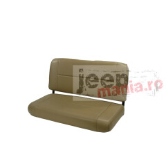 Fixed Rear Seat, Nutmeg, 55-95 Jeep CJ & Wrangler