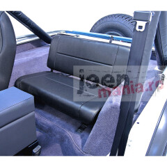 Standard Rear Seat, Blk Denim, 55-95 CJ & Wrangler