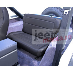 Fold&Tumble Rear Seat Blk Denim 76-95 CJ&Wrangler