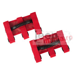 Ultimate Grab Handles, Red; 55-20 CJ/Wrangler/JT