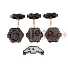 SET Suruburi prindere Hardtop Elite, Qck Removal W/Clips, 2-Dr; 07-18 JK