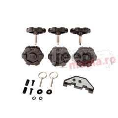SET Suruburi prindere Hardtop Elite, Qck Removal W/Clips, 4-Dr; 07-18 JK