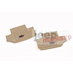 Floor Liners, Rear, Tan, 07-17 Jeep Wrangler JK
