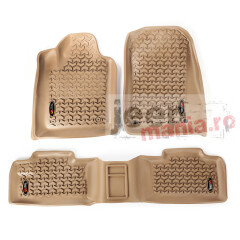 Floor Liner Kit, Tan, 11-17 Grand Cherokee Durango