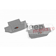 Floor Liners, Rear, Gray, 07-17 Jeep Wrangler JK
