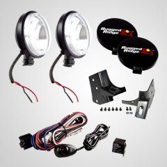 Set Proiectoare Slim 100W Rugged Ridge pt.  Jeep Wrangler (TJ) 97-06