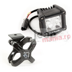 Large X-Clamp & Dual Cube LED Kit, Black, 2-Pc.