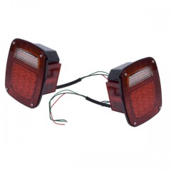 SET Stopuri Spate cu LED - Jeep JEEP CJ 76-86, YJ 87-95, TJ 97-06