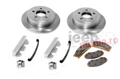 Front Disc Brake Kit, 78-81 Jeep CJ Models