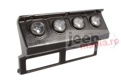 Gauge Cluster, Black, 87-90 Jeep Wrangler