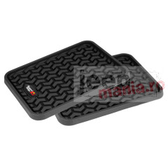Floor Liner, Rear, Black, Universal