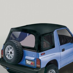 SOFT-TOP NEGRU DENIM de inlocuit pt. 1995-1998 SUZUKI VITARA / SIDEKICK / GEO TRACKER