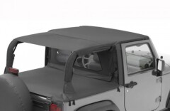 Bestop Header Safari Bikini Tops NEGRU / KAKI pt. 07-13 Jeep Wrangler JK 2 Door