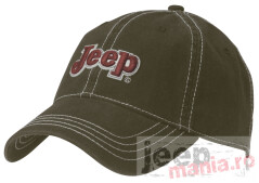 Sapca Jeep Logo - Olive