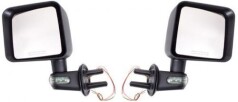 SET Oglinzi NEGRE cu Semnalizare LED pt. 07-15 Jeep Wrangler & Wrangler Unlimited JK