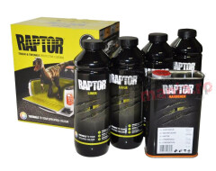 Kit 4 Litri Vopsea COLOR Texturata U-Pol® RAPTOR , contine Catalizator - Culoare la cerere !