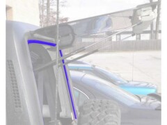 Cheder Luneta HardTop, Rear Hardtop Liftgate Seal For 87-95 Jeep Wrangler YJ