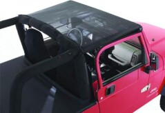 Mesh ISLAND Bikini Top Plus pt 10-18 Jeep Wrangler JK 4 Door