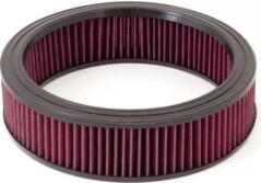 Synthetic Round Air Filter (permite curatarea) pt. 72-90 Jeep CJ-5, CJ-7, CJ-8 Scrambler & YJ with 232 & 258 Engine, K&N / Rugged Ridge