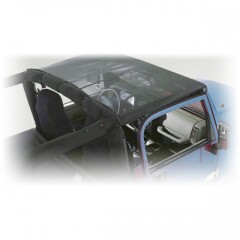 MESH Roll Bar Top pt. 07-09 Jeep Wrangler JK 2 Door. Front Seats