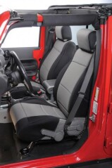 Set Huse Scaune FATA - Neoprene Custom-Fit Front Seat Covers pt. 07-10 Jeep Wrangler & Wrangler Unlimited JK