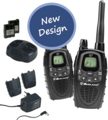 Statie radio PMR si LPD, Midland G7 XT, set 2 bucati