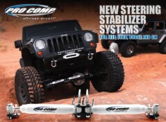 ProComp - KIT Amortizor Dublu Directie pt. 1984-2015 Jeep Cherokee XJ, Grand Cherokee ZJ, Comanche MJ, Wrangler YJ, TJ & Unlimited Wrangler & Wrangler Unlimited JK