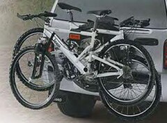 Suport MOPAR pt. 2 Biciclete cu prindere pe Roata de Rezerva Jeep CJ and Wranglers