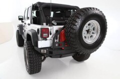 Bara Spate ATLAS cu Suport roata de Rezerva, pt. Canistre suplimentare si Hi-Lift - Smittybilt pt. 2007-2017 Jeep Wrangler JK