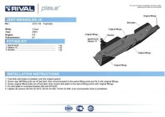 Scut rezervor Dural 6 mm pt. 07-15  Jeep Wrangler JK 2 Usi BENZINA - RIVAL Automotive