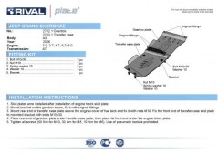 Scut cutie viteze Dural 6 mm pt. 06-10  Jeep Grand Cherokee, Commander - RIVAL Automotive