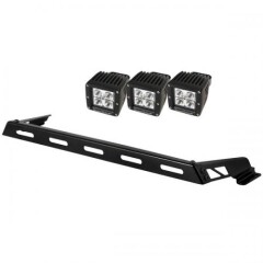SET 3 Proiectoare LED cu prindere Capota pt. 07-17 Jeep Wrangler & Wrangler Unlimited JK