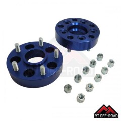 SET 2 Flanse distantiere adaptoare RT OFF-ROAD USA pt. 84-01 Jeep Wrangler YJ, TJ, Cherokee XJ, Grand Cherokee ZJ, de la Jante de 5 x 4.5 inch la jante cu 5 x 5 inch de Jeep Wrangler JK