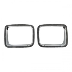 Set Ochelari Cromat pt. far pt. 87-95 Jeep Wrangler YJ, Rugged Ridge