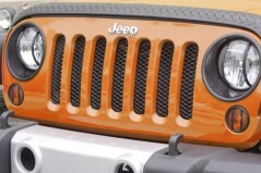 Insertie Plasa Neagra pt. grila fata pt. 07-18 Jeep Wrangler & Unlimited JK - Rugged Ridge -