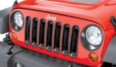 Insertie NEAGRA pt. grila fata pt. 07-18 Jeep Wrangler & Unlimited JK - Rugged Ridge -